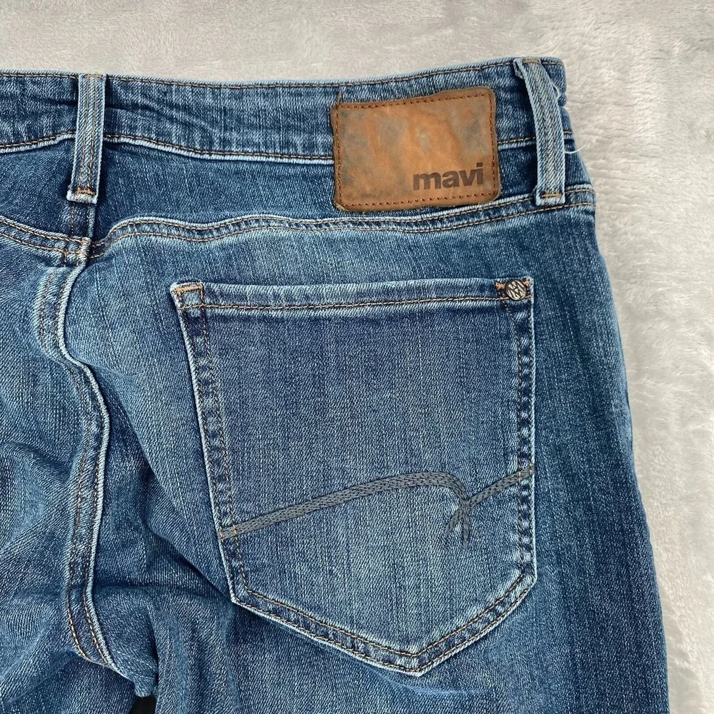 Mavi Jeans Zach Mens 33x32‎ (33x29) Blue Straight Leg Stretch Lightweight Denim